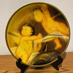 Vintage Cherub Decorative Plate